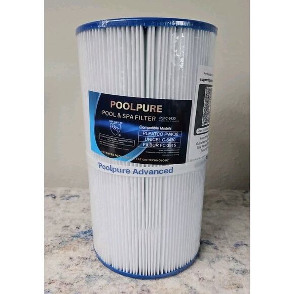 Poolpure Pool Spa Filter PLFC-6430 Unicel C-6430 Filbur FC-3915 Pleatco PWK30 - Picture 1 of 8